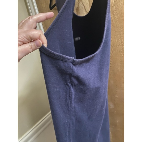 Vintage GUESS Regatta 90's Unisex Size XL Tank Top Sleeveless USA Navy Blue - Picture 13 of 14